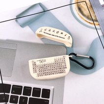 공대생 감성 원소기호표 에어팟 케이스 독특한 원소 주기율표 공대남 아이팟 실리콘 주머니 고리형 화학 이과 과학 기호 귀여운 젤리 가방 프로 화이트, 상세페이지 참조