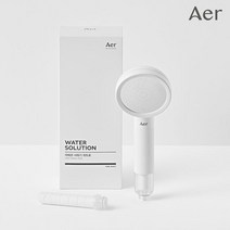 아에르 워터솔루션 콰트로 필터 샤워기+항균세디먼트필터 1개, 단품