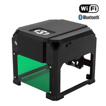 레이저각인기 소형 레이져각인기3000mw 미니 CNC 기계 데스크탑 레이저 조각기 3w DIY 프린터 커터 목공 나, 04 black bluetooth_02 UK Plug