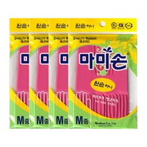 마미손 고무장갑 왼손만하나, 4개