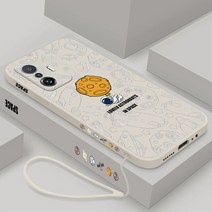 우주 비행사 실리콘 전화 케이스 샤오미 미 11 라이트 5G NE 후면 커버 12s 울트라 12x12s 10 프로 끈이 있, 14 For Xiaomi 12S Pro, 05 B-YK000305