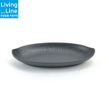 KT 퓨전토기 멜라민 접시 반원형 파스타 샐러드 카페 한정식 과일 플레이트 예쁜 그릇업소용 브런치 레스토랑 중국집 분식 식기 한식 일식, 배타원_퓨전토기