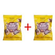 [퀴클리몰] 노브랜드 피넛 초코바 252g, 2개