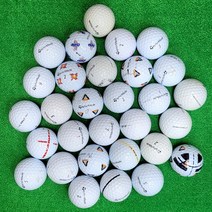 테일러메이드 TP3 TP5 혼합 로스트볼 실속형 30알, 화이트