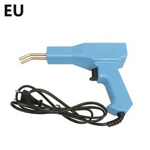 레이저 용접기 아크 논가스 플라스틱 총 핫 스테이플러 납땜 인두 플라스틱 스테이플 수리, eu 플러그 블루