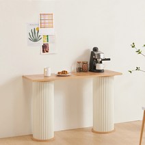 로마 원형 사이드테이블 폭좁은 템바보드 거실 바 슬림 테이블 책상 협탁 1200, 로마 원형 1200 슬림 (화이트)