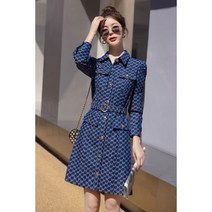 아나운서 원피스 첫출근복장 하객룩 기상캐스터 면접 소개팅룩 여자 고급 의상 여성 미시 하객 긴팔
