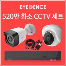 아이던스 520만화소 CCTV 세트 자가설치 실내 방범용 가정용 감시카메라, 520만화소  실외 1세트 (30M케이블+어댑터)