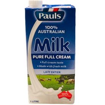 호주 멸균우유 폴스 퓨어밀크 1L 1개 수입 멸균 우유