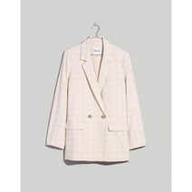 Madewell 메이드웰 The Caldwell 더블 브레스티드 블레이저 정장 마이 수트 자켓 in Ghent 체크 무늬 111994