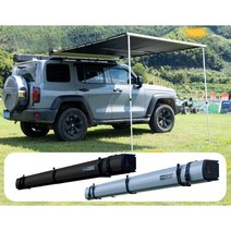 자동차 어닝 차량용 그늘막 차박타프 SUV 사이드월 차량 캐노피 천막 야외, C. 표준 PVC 포장  2x2.5미터