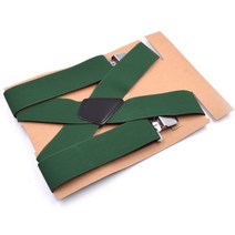 성인 남자 멜빵 Y 4클립뒤 포함 넓은 멜빵 벨트