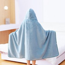 난방비절약담요 후드담요 극세사 판쵸 숄 수험생 학생 사무실 가정집 공시생