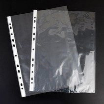 부동산 계약서 보관 클리어파일 속지 100P 숙제 강의자료수납 ppt수납 강의자료, 반투명