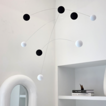 라다미노 아르모니아 천장 인테리어 모빌 소품, 블랙&화이트
