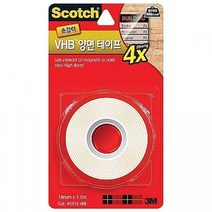 3M 매직테이프리필 폼양면테이프 OPP테이프 사무용풍 스카치 환경판테이프, xz@ 3M 양면테이프 5115 18mm 1.5m VH, *vd