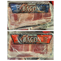 코스트코 커클랜드 시그니춰 저염 슬라이스 베이컨 / 슬라이스 베이컨 454g * 4팩 (아이스박스 포장 발송), 저염 베이컨(빨강색), 아이스팩 추가포장 (한여름에는 추가 추천), 4개