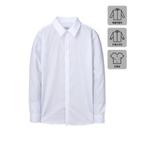 티엔지티 화이트 베이직 레귤러 칼라 드레스 셔츠 TNSH3E701WT 122082