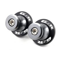 Suzuki GSR 750 600 400 GSR400 GSR600 GSR750 8MM 오토바이 액세서리 CNC 알루미늄 M8 스윙 암 스풀 슬라이더 스탠드 나사, 8MM gray