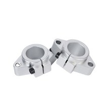 4PCS SHF8 SHF10 SHF12 SHF16 알루미늄 선형 막대 레일 샤프트 지원 8mm 10mm 12mm 16mm CNC 라우터 XYZ 테이블 3D 프린터 부품, [08] Shf40