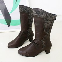 카라코사 5cm 스타일리쉬 럭셔리 웨스턴 부츠