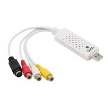 비디오테이프 변환 비디오 테이프 USB 플레이어 동영상 파일 usb 2.0 오디오 캡처 카드 장치 vhs-dvd 어댑터 기 아날로그-디지털 레코더 win 10 8 7 xp, 협력사, 하얀