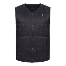 까스텔바작 남성 네이비 경량 브이넥 구스 패딩 조끼 BG0WVT201NY