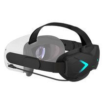 오큘러스퀘스트2 헤드스트랩 VR게임오큘러스 퀘스트 2 용 충전식 헤드 스트랩 내장 배터리 팩 헤드셋 스트, 한개옵션1, 01 green