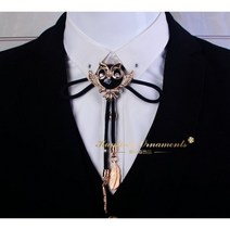 타이슬링 루프 타이 엔틱 줄 링 볼로 넥타이 끈 유럽풍