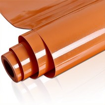 대리석 자체 접착 PVC 벽지 거실 껍질과 스틱 방수 부엌 캐비닛 데스크탑 리노베이션 스티커 50 색, 02 Shiny Orange, 02 40cm x 2m