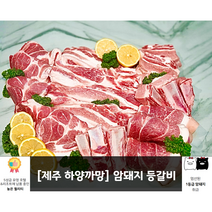 [제주하양까망] 제주산 암돼지 생 등갈비 1kg 2kg, 제주산 암돼지 생 등갈비 2kg, 선물용고급포장
