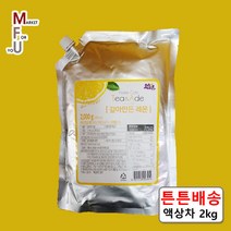 다미즐 레몬차 2kg 액상차 과일청 과일차 자몽 유자 P, 3.갈아만든 라임2kg