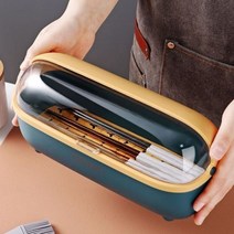 감각적디자인 자외선살균소독기 슬림한디자인 가성비좋은 칼소독 자외선살균 향균 수저소독기 식기살균기 간편한사용 수명이오래가는 가정용식기건조기, 블루 1개