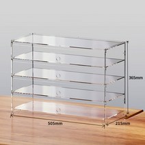 키보드진열대 아크릴 키보드 진열대 받침대 거치대 태블릿 게임 콘솔 랙 방진랙 다용도 데스크탑 폴더, 한개옵션2, 4단 넓이50.5 두깨21.5 높이36.5, 한개옵션1