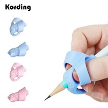 코딩 KD-22 연필 그립 글쓰기 교정기, 1개, 블루