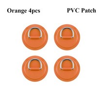 호환 낚시배 바다낚시배요트 부품 14pcs pvc 라운드 링 패드 서핑 보드 딩기 보트 데크 리깅 탄성 번지 로프 패치 액세서리가있는 d 링, 5-4개