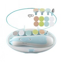 로얄 엔젤스 베이비의 베이비 네일 클리퍼 20 in 1 | 안전한 전기 트리머 파일 키트 추가 교체 헤드 신생아 발가락 및 손톱 트림 광택(파란색), Blue