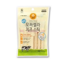 바우와우 모짜렐라 치즈스틱 70g 강아지간식, 5개, 흰살 생선