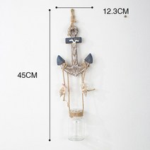 벽걸이 꽃병 벽장식 녹라수배식물 유리병 창의거주 꽃꽂이 용 링거풍 공장, ©준동©빈티지 닻 홑잔