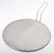 실석쇠 구이판 바베큐 그릴판 고기판 불판 원형 330mm 구이팬 석쇠구이판 초벌구이