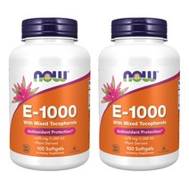 나우푸드 내추럴 E-1000 소프트젤 글루텐 프리, 100정, 2개