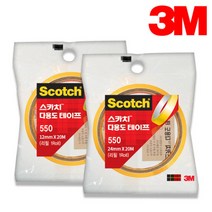 3M 스카치 다용도 테이프 리필 3인치 600 12mm 18mm 24mm, 테이프 리필 3인치 600 24mm