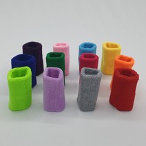스포츠 땀흡수 손목아대 10cm 컬러