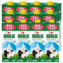 [믈레코비타] 아이러브밀크 저지방 멸균우유 1.5%, 1000ml, 12팩