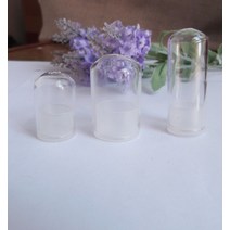 비즈공예 원석 10set 18x3020x3 025x3 820x50mm 투명 유리 병 상단 구멍 플라스틱 트레이 O 공장 농장 용, 04 20x50mm