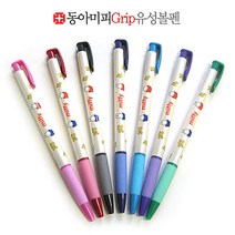 동아 홍당무 미피 그립 볼펜 0.38mm, 0.38mm빨강