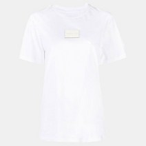 메종 마르지엘라 명품여성 MM6 23SS 프린팅 로고 화이트 티셔츠 S52GC0265 S24312 100 S52GC0265S24312100