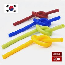 국내생산 실리콘 진공 호스 3mmx7mm (10cm) 무독성 내열온도 200도, 레드, 1개