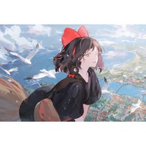 직소퍼즐 미야자키 하야오 애니 토토로 하울의움직이는성 센과치히로 키키 직소 퍼즐 1000피스, 라이트 그레이 1000매(그림20), 상세페이지 참조개