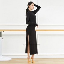 2022 고전 중국 스타일의 여성 드레스 무용 cheongsam 버전 고대 운율 qipao 댄스 연습 옷